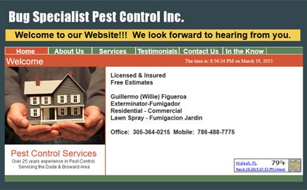 Bug Specialist Pest Control